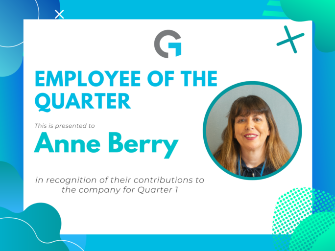 employee of the quarter Anne Berry